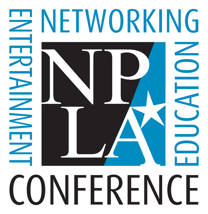 a logo for the npla networking education conference